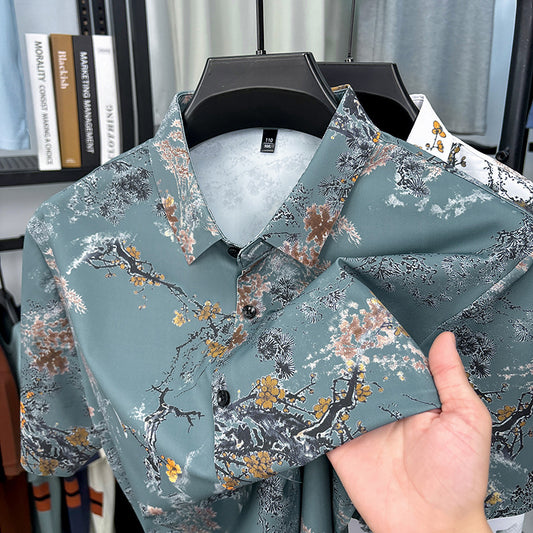 Camicia Ice Silk: Floral Summer 2026