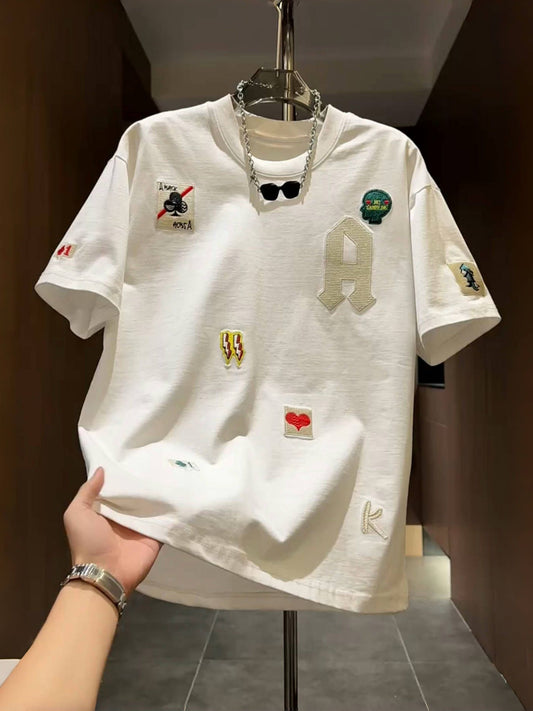 T-Shirt "Simple Pu Handsome" Lettering - Estate 2026