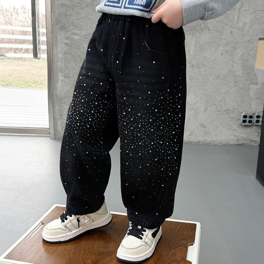 Pantaloni Scimitar Denim