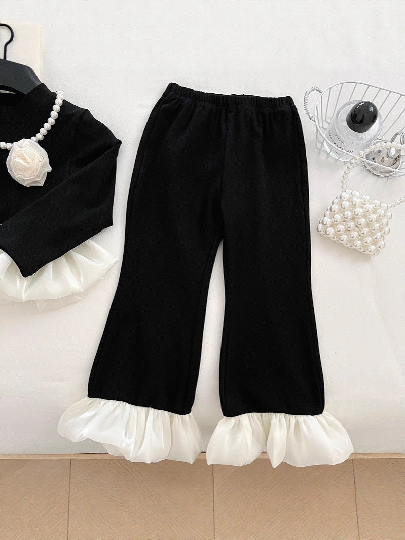 Completo Due Pezzi in Cotone Rigenerato con Taglio Minimalista Korean Style