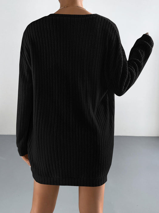 Coordinato Long Sleeve con T-Shirt e Three-Point Pants in Black Tech-Fiber