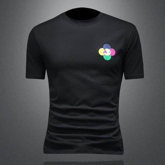 T-Shirt "Metropolitan Letter" Slim Fit in Cotone Premium e Stampa Ad Alta Definizione