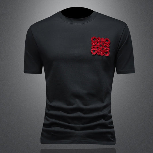 T-Shirt "Vibrant Vision" Slim Fit in Cotone Premium con Grafica Cartoon Art