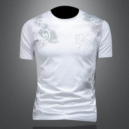 T-Shirt "Urban Core" Slim Fit in Cotone Premium con Grafica Lettering Minimal