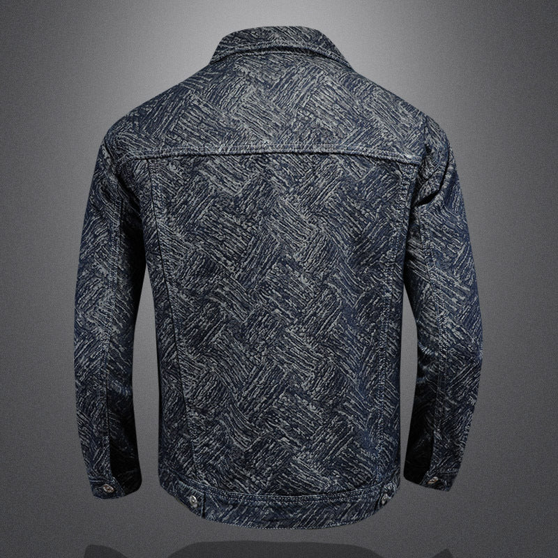 Jacket "Urban Scholar" Slim Fit con Colletto a Rever e Finitura Antivento
