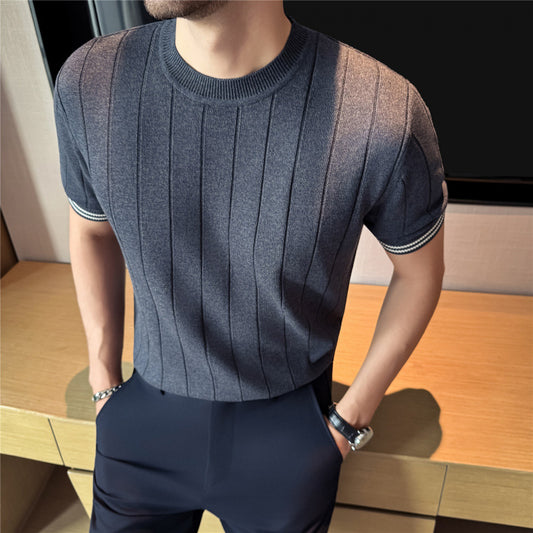 T-Shirt "Urban Essential" Slim Fit in Cotone Traspirante con Finitura Premium