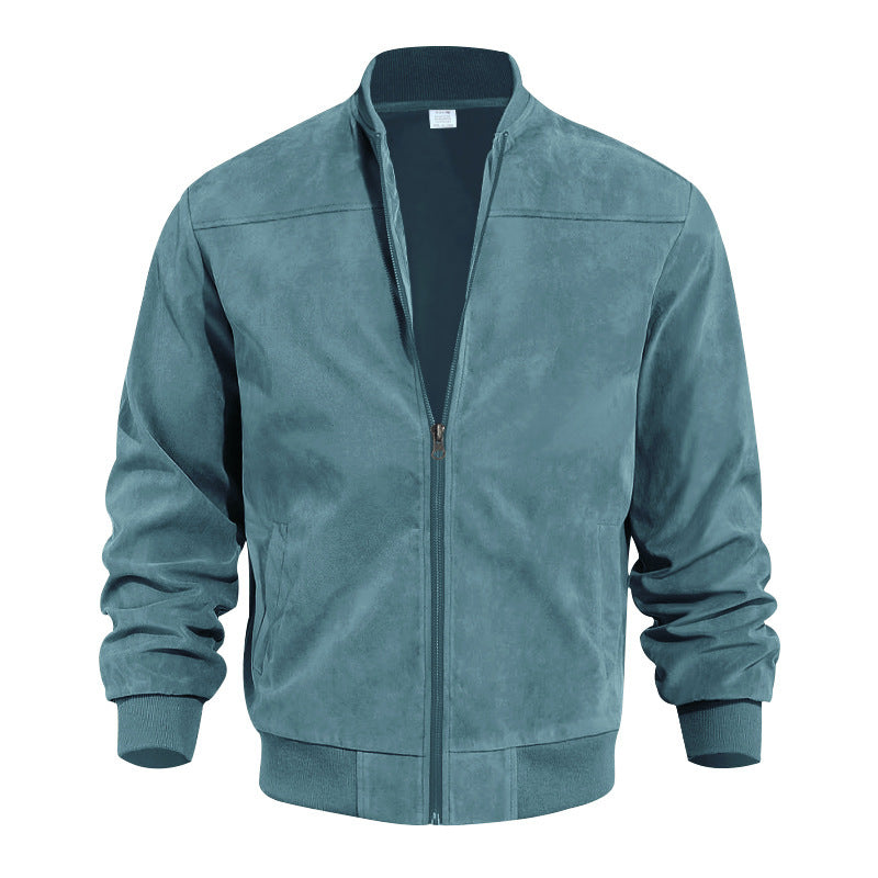 Suede Tech Bomber "Stand Collar" Hybrid 2026