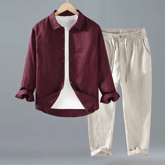 Completo Estivo in Lino Traspirante Over-Size