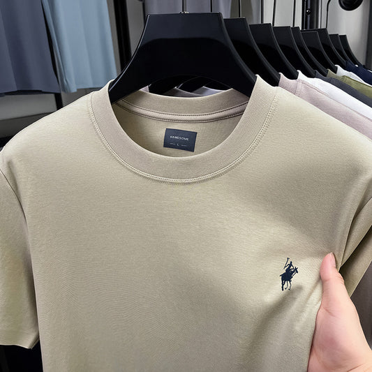 T-Shirt High-End: Embroidered Essential 2026