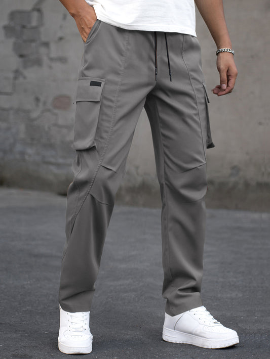 Pantaloni Workwear Multi-Pocket "Tech-Leather" - Primavera/Autunno 2026