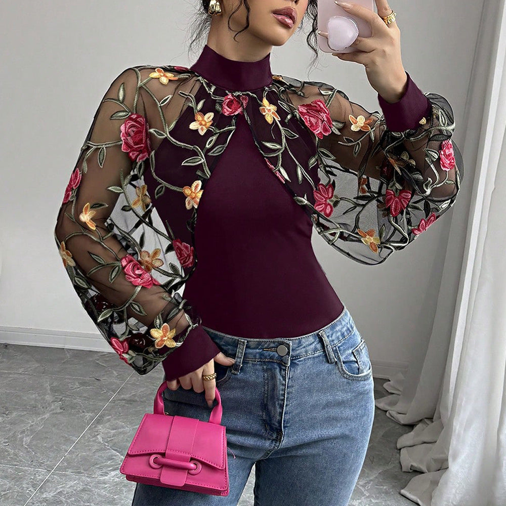 Camicia Retro in Pizzo e Ricami - Estate 2026