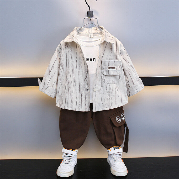 Set Due Pezzi in Cotone Premium con Dettagli "Bag-Cover" e Finitura Soft-Touch