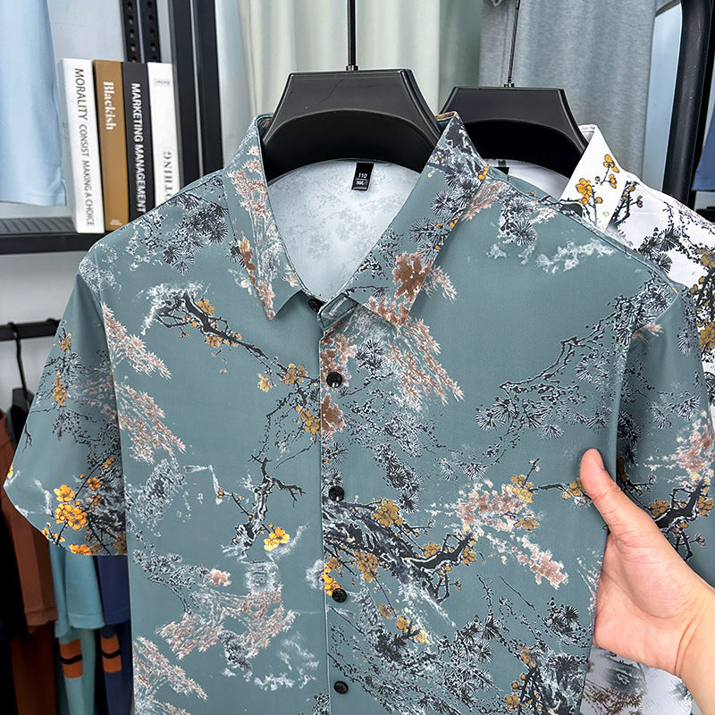 Camicia Ice Silk: Floral Summer 2026