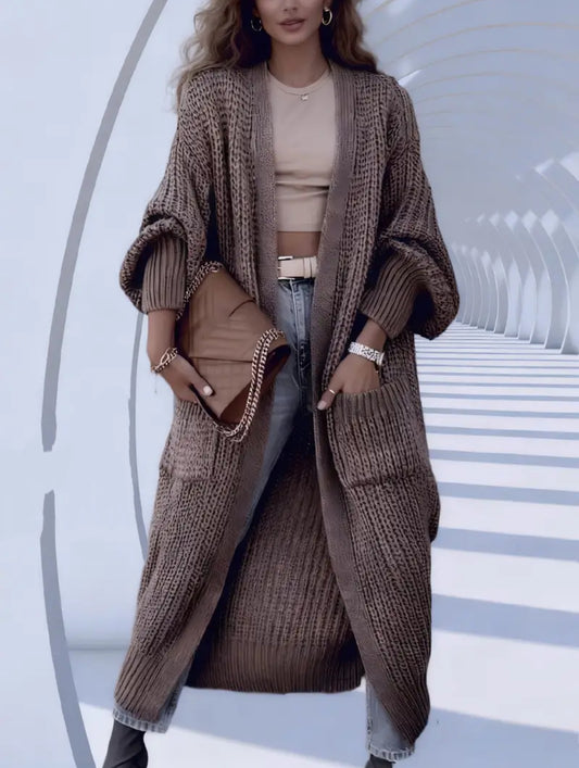 Abbraccio Cozy: Cardigan Over-Knit 2026