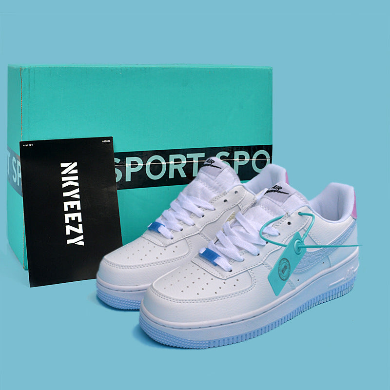 Air Force One White And Blue Chameleon