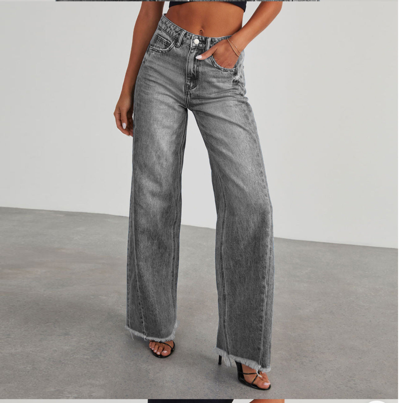 Washed Wide-Leg: Loose Casual Straight Denim 2026