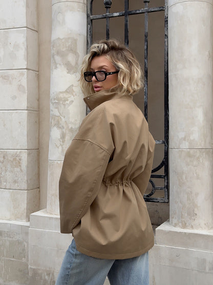 Windbreaker 2025 in Puro Cotone con Vita Regolabile