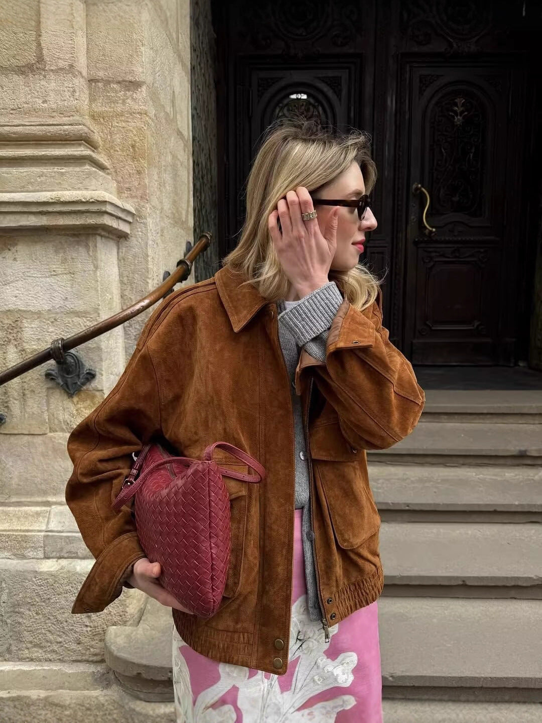 Giacca Urban Chic "Effetto Camoscio"