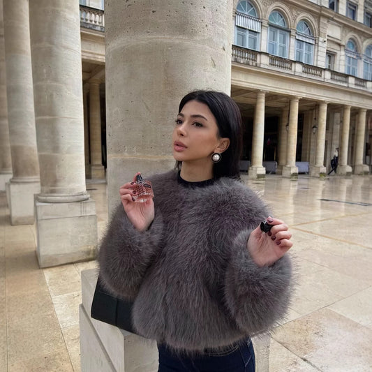 Mini Giacca in Eco-Pelliccia "Plush Edition"