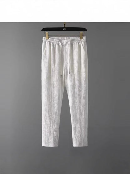 Set Urban "Ice Silk" & Lino: T-Shirt & Cropped Pants Slim-Breath