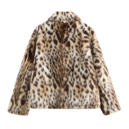 Giacca Faux Fur 2026: Eco-Pelliccia Leopardata "Urban Wild"