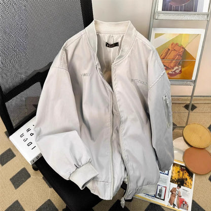 Bomber Varsity High-Street con Ricami "American Icon"