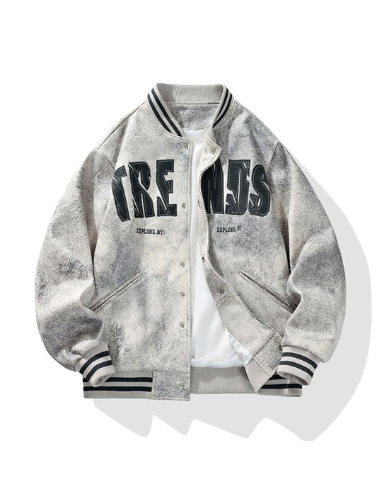 Bomber "Letter Cardigan" Oversize American-Style 2026