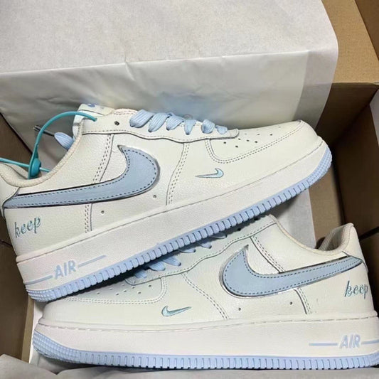 Air Force One Blue Silver