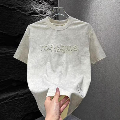 T-Shirt Embossed: Steel-Stamped Luxury 2026