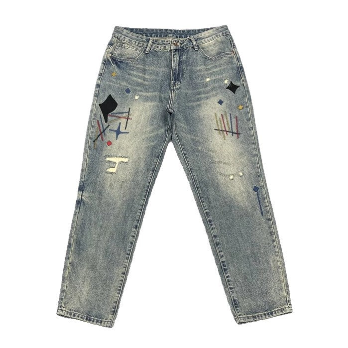 Jeans Distressed Patchwork: High-End Craft 2026