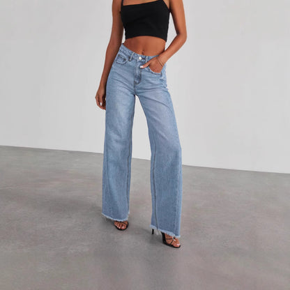 Washed Wide-Leg: Loose Casual Straight Denim 2026