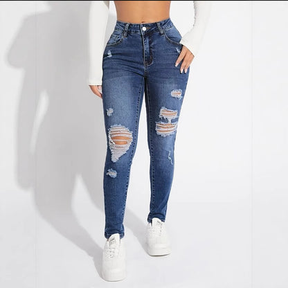 Distressed Skinny: Ripped & Stretch Denim 2026