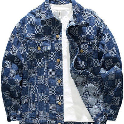 Giacca Denim: Checkerboard Retro 2026