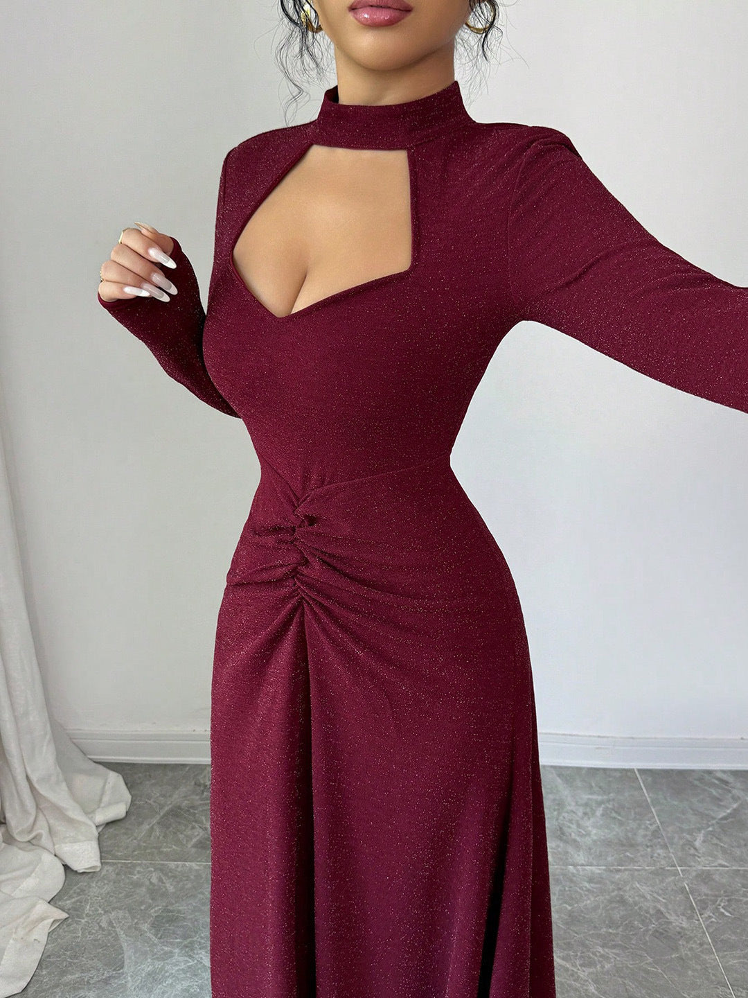 Abito "Midnight Diva" Pleated - Autunno/Inverno 2026