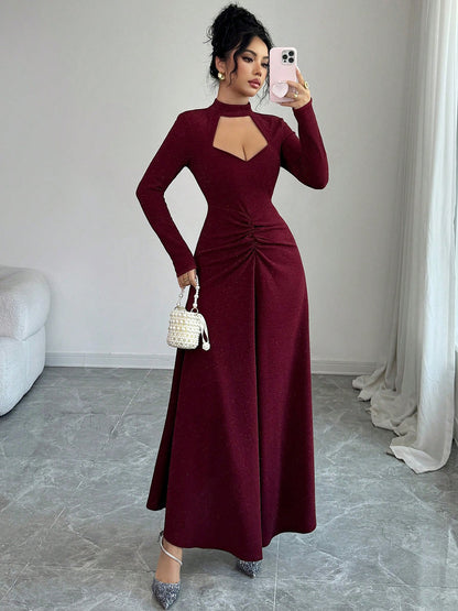 Abito "Midnight Diva" Pleated - Autunno/Inverno 2026