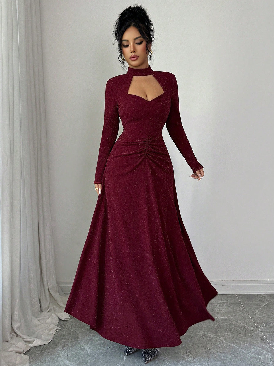 Abito "Midnight Diva" Pleated - Autunno/Inverno 2026