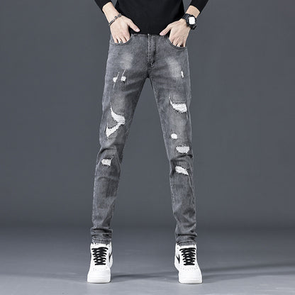 Jeans "Korean Distressed" Slim - Primavera 2026
