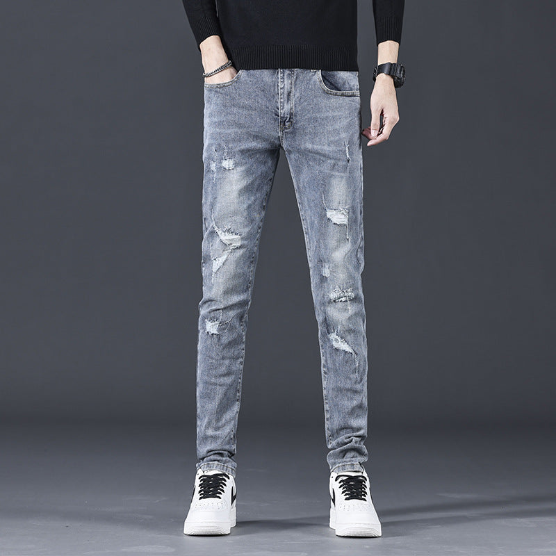 Jeans "Korean Distressed" Slim - Primavera 2026