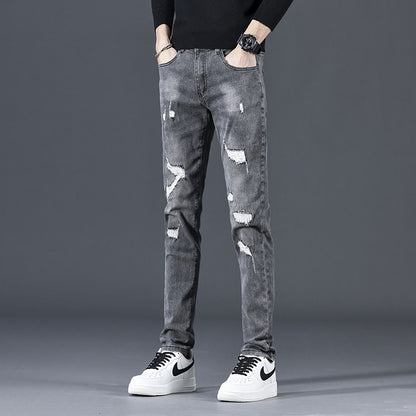 Jeans "Korean Distressed" Slim - Primavera 2026