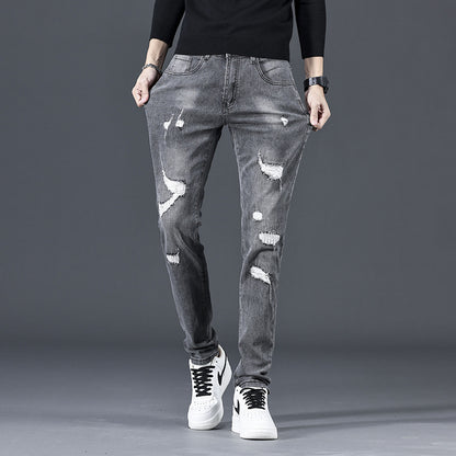 Jeans "Korean Distressed" Slim - Primavera 2026