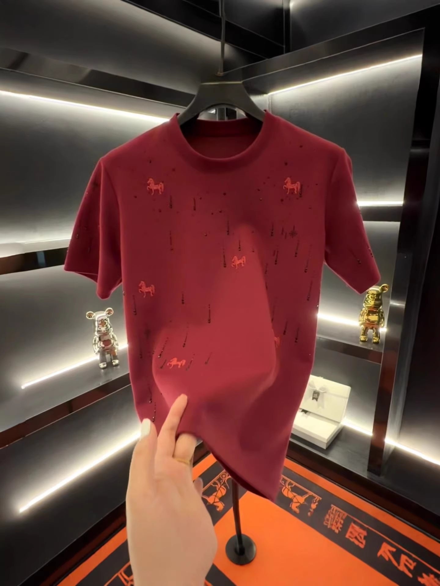 T-Shirt "Horse Year" Rhinestone - Estate 2026