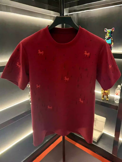 T-Shirt "Horse Year" Rhinestone - Estate 2026