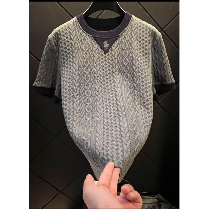 T-Shirt "Luxury Pony" Embroidery Meteorite - Primavera 2026