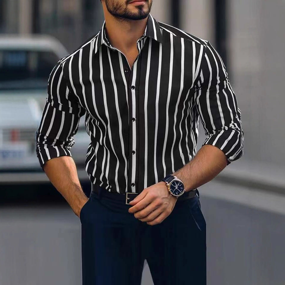 Camicia Striped Four-Way Stretch - Primavera/Autunno 2026