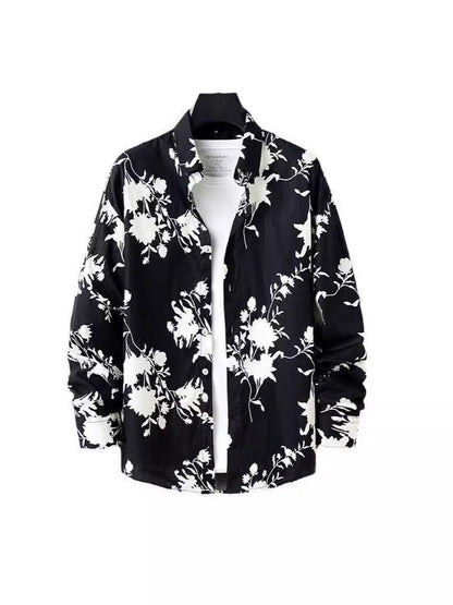 Camicia Slim-Fit Flower Print