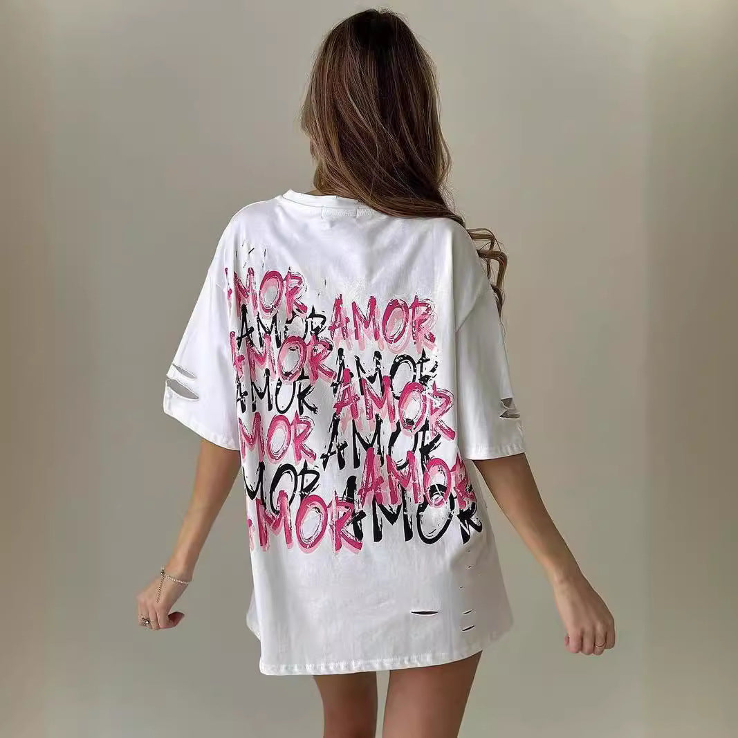 Amor Contrast: T-Shirt 2026