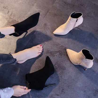 Stivaletti Bassi Urban con Nappe e Zip Laterale – Comfort Autunnale Flat