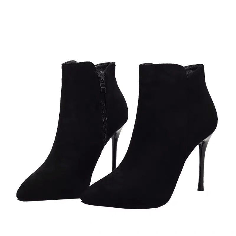 Stivaletti Bassi Urban con Nappe e Zip Laterale – Comfort Autunnale Flat