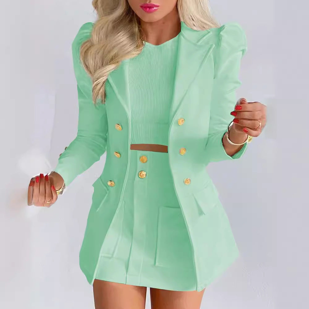 Completo Casual con Gonna a Maniche a Palloncino