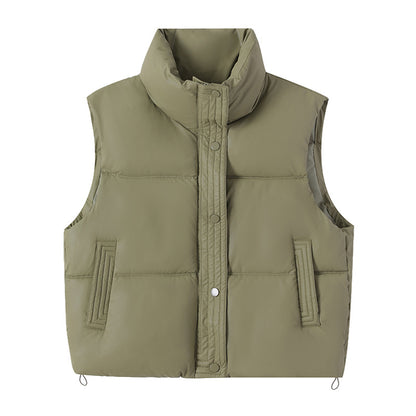 Gilet in Protein PU Leather con Imbottitura High-Density